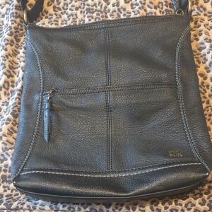 The Sak Black Leather Crossbody Bag